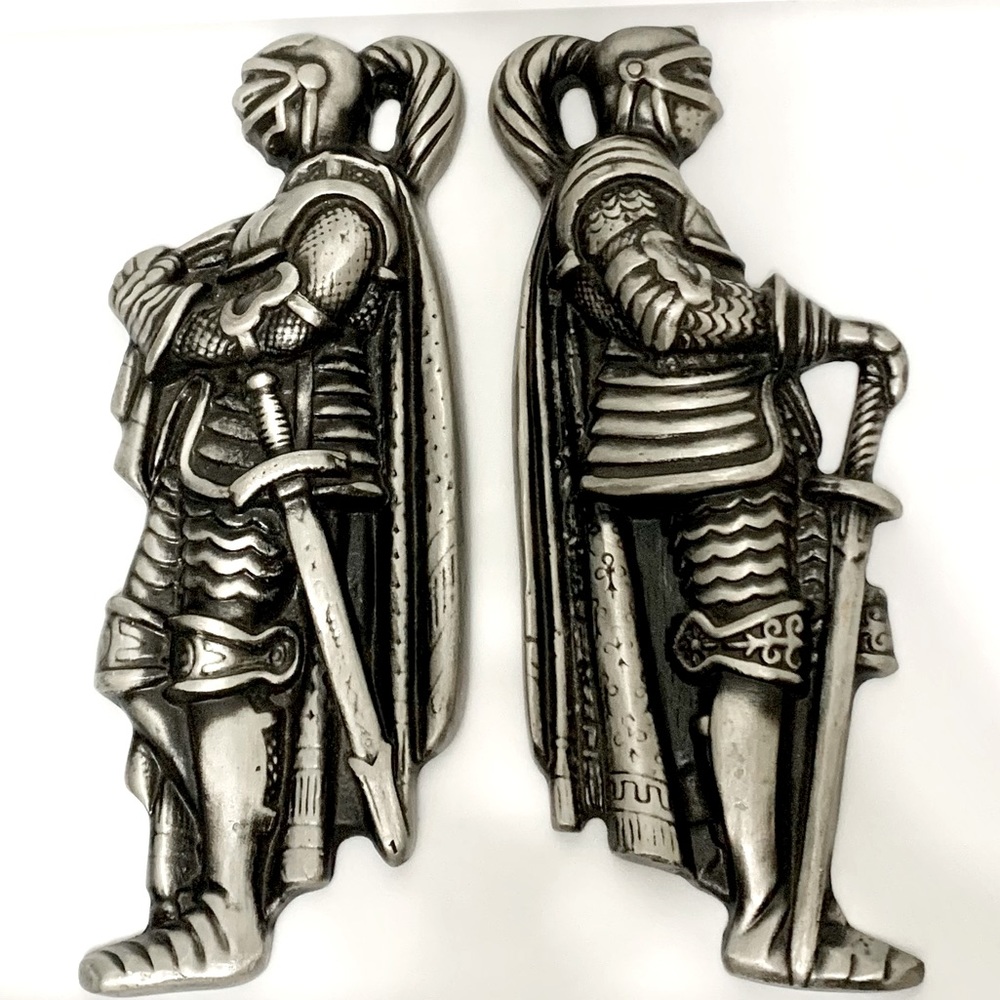 Medieval Knights Wall Art - Heavy Metal - 11”x4”
